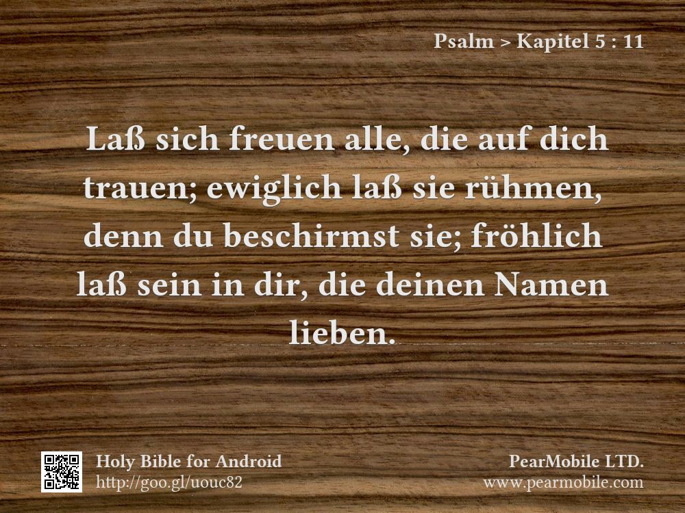 Psalm, Kapitel 5:11
